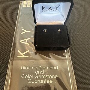 Kay Jewelers 14K yellow gold/diamond studs